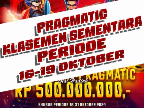 Turnamen Slot Pragmatic Periode 16-19 Oktober 2024