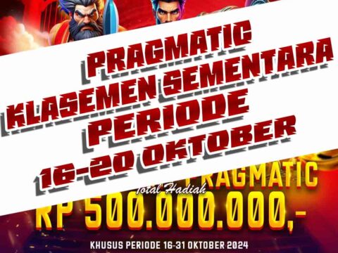 Turnamen Slot Pragmatic Periode 16-20 Oktober 2024