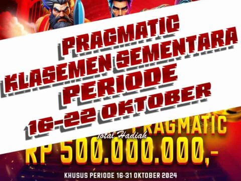 Turnamen Slot Pragmatic Periode 16-22 Oktober 2024