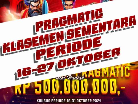 Turnamen Slot Pragmatic Periode 16-27 Oktober 2024